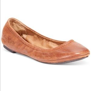 Lucky Brand Emmie Ballet Flats Size 10M in Light Cognac / Bourbon